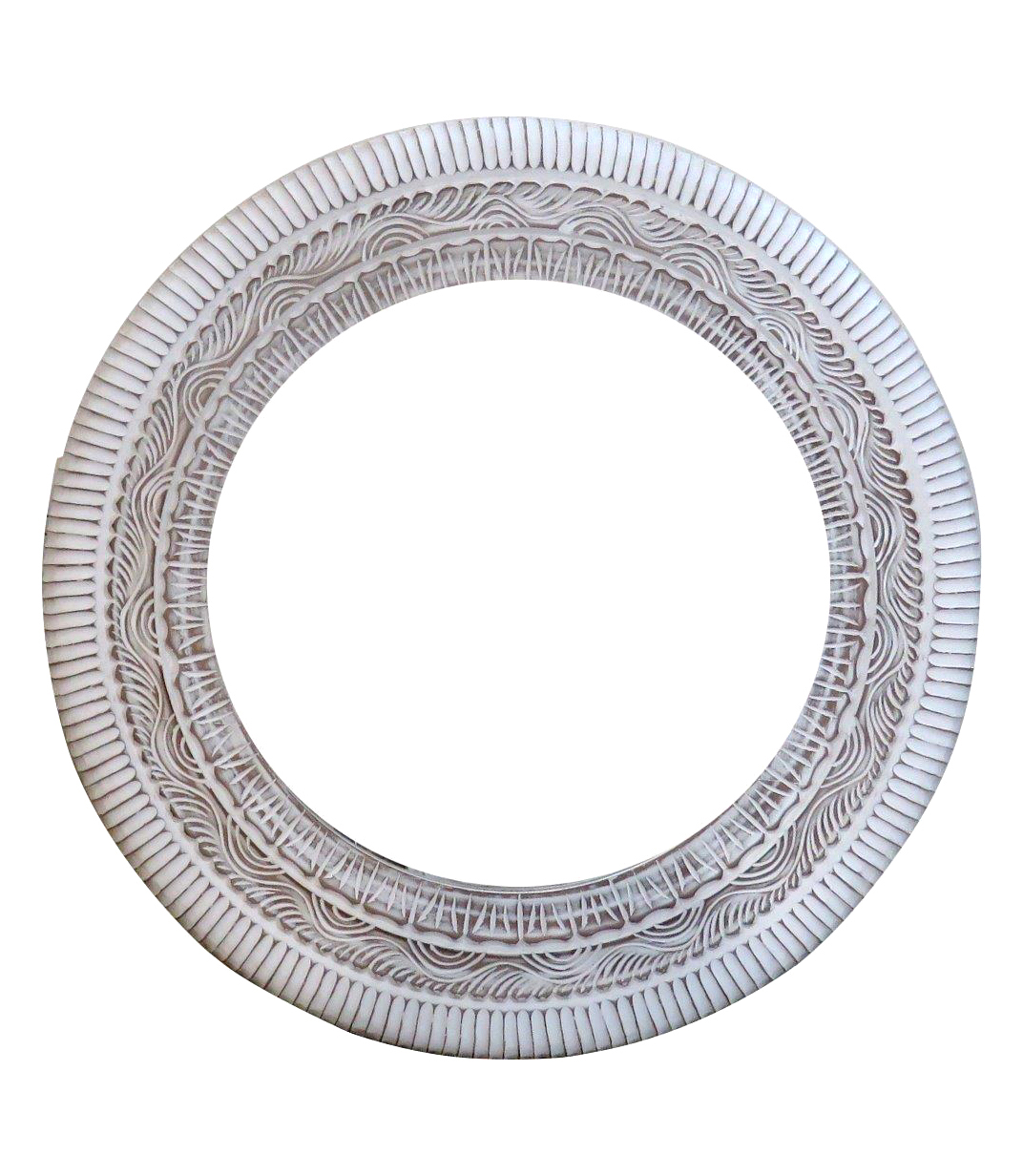 Oval Interwoven Mirror Frame